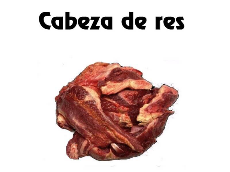 Cabeza de res 1